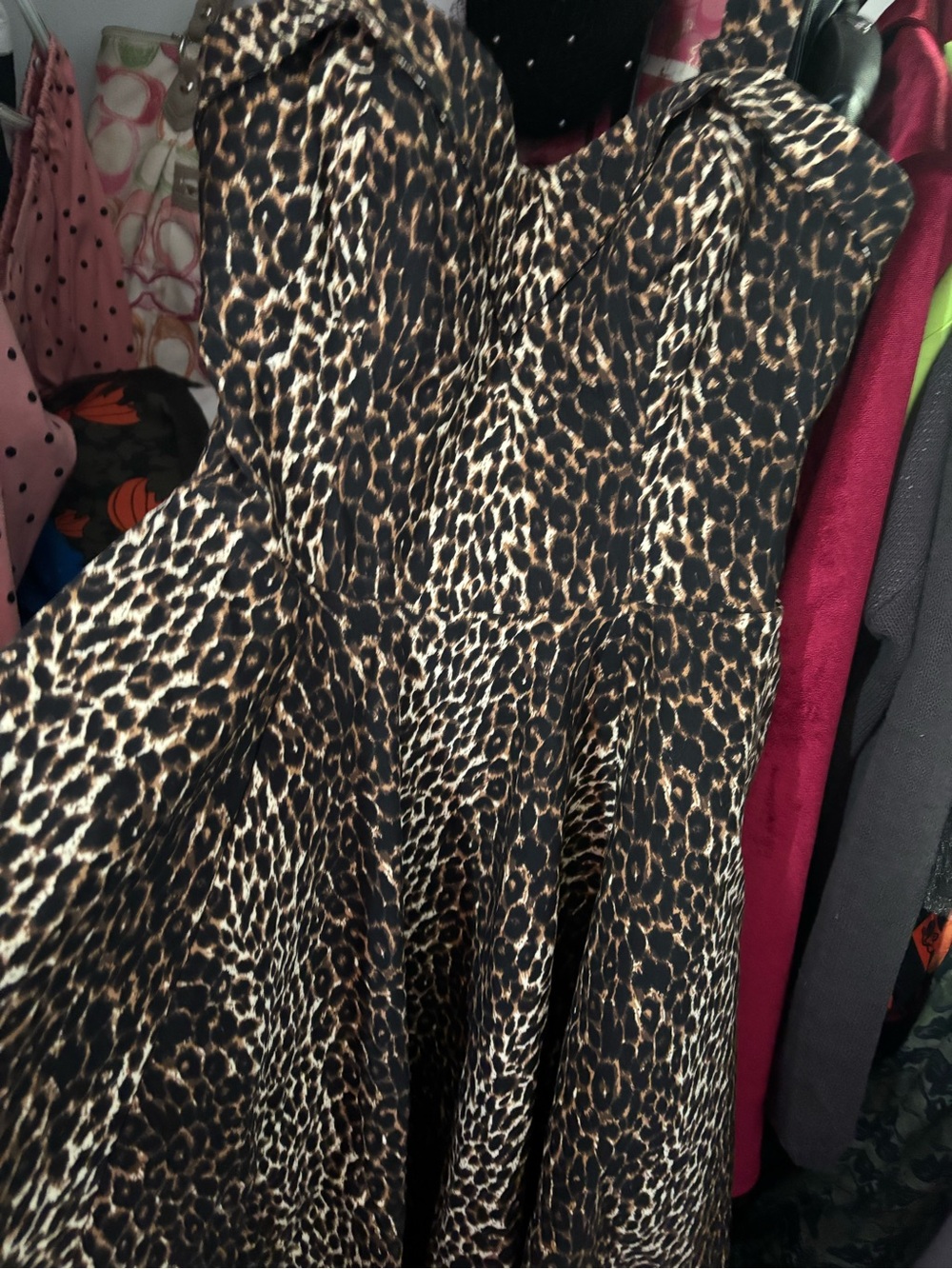 Leopard Print Women’s dress  - Bold Animal Print vixen by Micheline Pitt